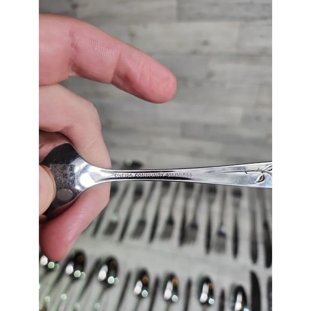 Vintage ONEIDA Betty Crocker MY ROSE Flatware Lot of 41 Community Stainless